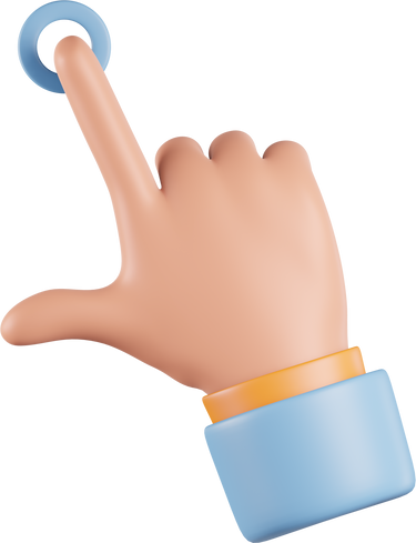 3D gesture press and hold